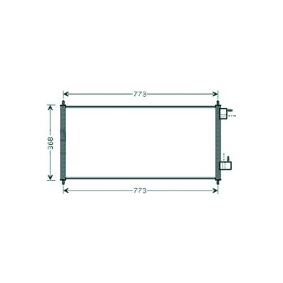 Condensatore per RENAULT KANGOO dal 1997 al 2003 Codice OEM 350203727000