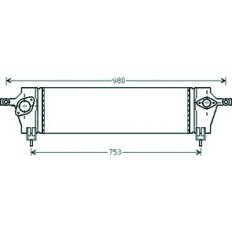 Intercooler per NISSAN QASHQAI dal 2007 al 2010