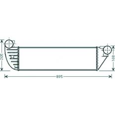 Intercooler per RENAULT LAGUNA dal 2005 al 2007