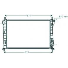 Radiatore acqua per FORD MONDEO dal 1996 al 2000