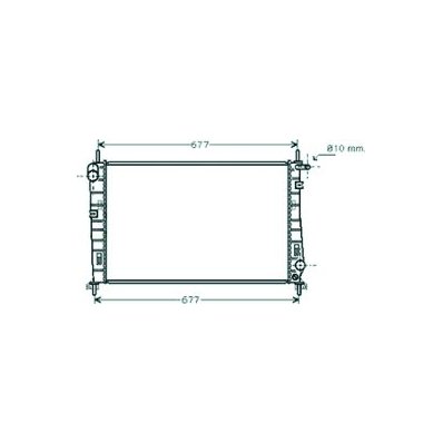 Radiatore acqua per FORD MONDEO dal 1996 al 2000 Codice OEM 1024051