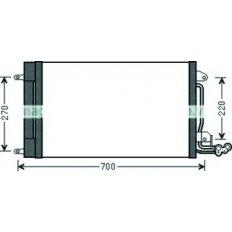 Condensatore per AUDI A1 dal 2010 al 2014