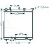 Radiatore acqua per PEUGEOT 207 dal 2009 al 2012