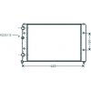 Radiatore acqua per VOLKSWAGEN CADDY dal 1995 al 2004