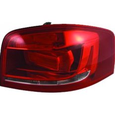 Fanale posteriore rosso 3 porte per AUDI A3 dal 2008 al 2012 lato destro passeggero