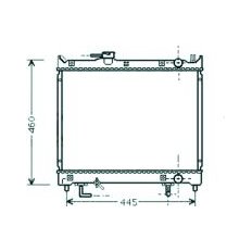 Radiatore acqua per SUZUKI VITARA dal 1988 al 1996