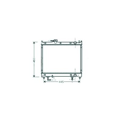 Radiatore acqua per SUZUKI VITARA dal 1988 al 1996 Codice OEM 1770060A10