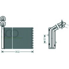 Scambiatore di calore per FORD GALAXY dal 2000 al 2006