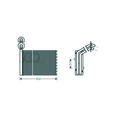 Scambiatore di calore per FORD GALAXY dal 1995 al 2000 Codice OEM 7M3819030