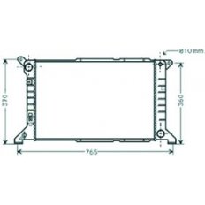 Radiatore acqua per FORD TRANSIT dal 1994 al 2000