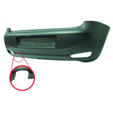 Paraurto posteriore verniciabile mod. Lounge per FIAT PUNTO dal 2012 Codice OEM 71775738