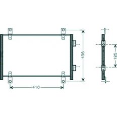 Condensatore per FIAT DUCATO dal 2002 al 2006