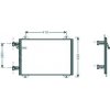 Condensatore per AUDI A2 dal 2000 al 2005