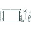 Condensatore per VOLKSWAGEN PASSAT dal 2000 al 2005