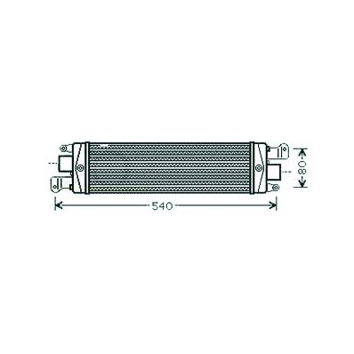 Intercooler per FIAT PALIO dal 1996 al 2001 Codice OEM 51718679