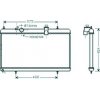 Radiatore acqua per CITROEN C5 dal 2004 al 2008