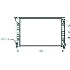 Radiatore acqua per VOLKSWAGEN PASSAT dal 1988 al 1993