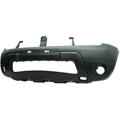 Paraurto anteriore nero con fori fendinebbia per DACIA DUSTER dal 2010 al 2013 Codice OEM 620220025R