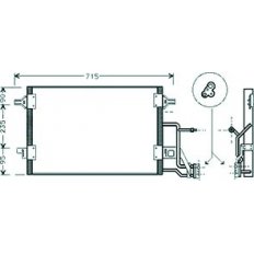 Condensatore per AUDI A4 dal 1994 al 1999