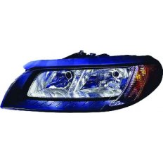 Proiettore nero per VOLVO XC70 dal 2007 al 2012 lato sinistro guidatore