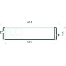 Radiatore acqua per VOLKSWAGEN TOUAREG dal 2010 al 2014