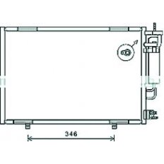 Condensatore per FORD FIESTA MK VI dal 2012 al 2017