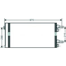 Condensatore per CITROEN JUMPER dal 2006 al 2014