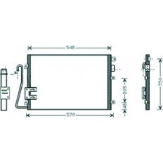 Condensatore per RENAULT CLIO dal 2005 al 2009