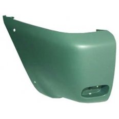 Cantonale paraurto posteriore grigio 5 porte con fori codolino per TOYOTA RAV 4 dal 2000 al 2003 lato sinistro guidatore