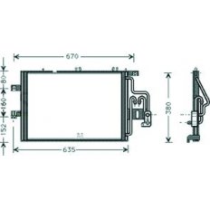 Condensatore per OPEL COMBO dal 2001 al 2011