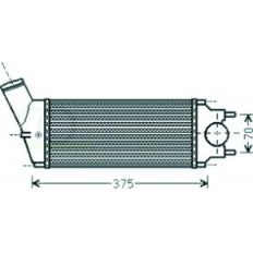 Intercooler per PEUGEOT 307 dal 2001 al 2005