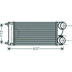 Intercooler per CITROEN C4 dal 2008 al 2010