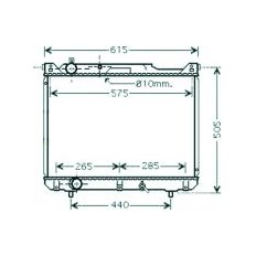Radiatore acqua per SUZUKI GRAND VITARA dal 1998 al 2005