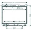 Radiatore acqua per SUZUKI GRAND VITARA dal 1998 al 2005