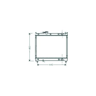 Radiatore acqua per SUZUKI VITARA dal 1988 al 1996 Codice OEM 17700-60A12