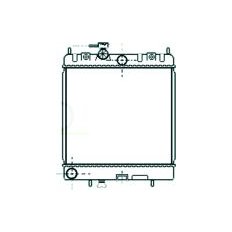 Radiatore acqua per NISSAN MICRA K11 dal 1992 al 1998