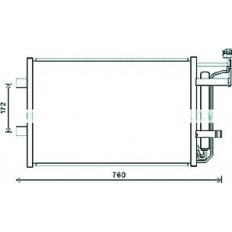 Condensatore per MAZDA 5 dal 2011 al 2015