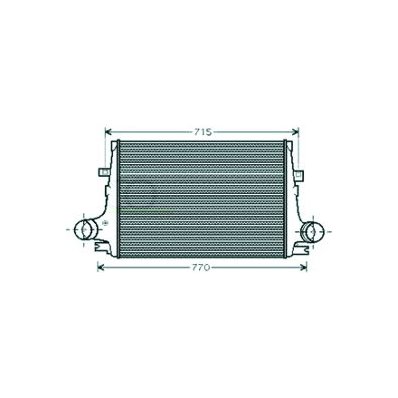 Intercooler per ALFA ROMEO 159 dal 2005 al 2011 Codice OEM 50507299