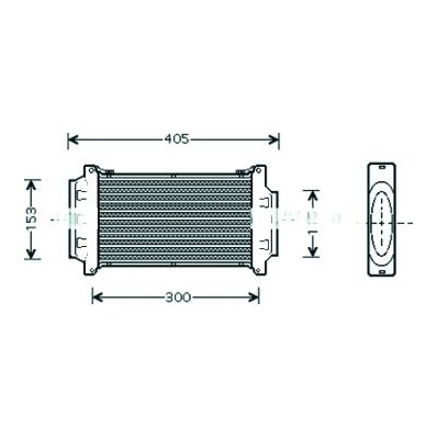 Intercooler per MINI MINI dal 2001 al 2006 Codice OEM 11651515368