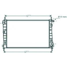 Radiatore acqua per FORD MONDEO dal 2000 al 2003
