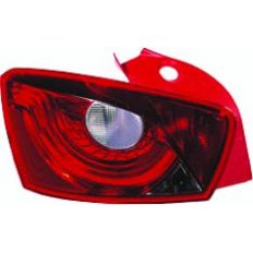 Fanale posteriore rosso 5 porte per SEAT IBIZA dal 2008 al 2012 lato sinistro guidatore