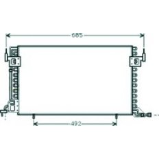 Condensatore per CITROEN BERLINGO dal 1996 al 2002