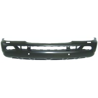 Paraurto anteriore verniciabile con fori lavafari e fori sensore per MERCEDES-BENZ M W163 dal 2001 al 2005 Codice OEM 1638804870