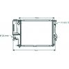 Radiatore acqua per BMW 5 E39 dal 1995 al 2000