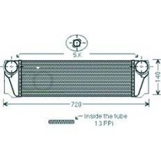 Intercooler per BMW 5 F07 GT dal 2009 al 2012