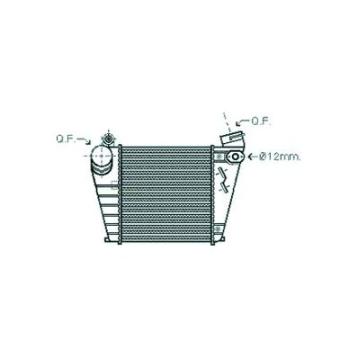 Intercooler per AUDI A3 dal 1996 al 2000 Codice OEM 1J0145803N