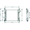 Radiatore acqua per FORD KA dal 1996 al 2008