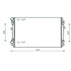 Radiatore acqua per SKODA OCTAVIA dal 2012 al 2017