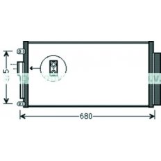 Condensatore per FIAT 500 dal 2015