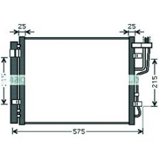 Condensatore per HYUNDAI i30 dal 2007 al 2012